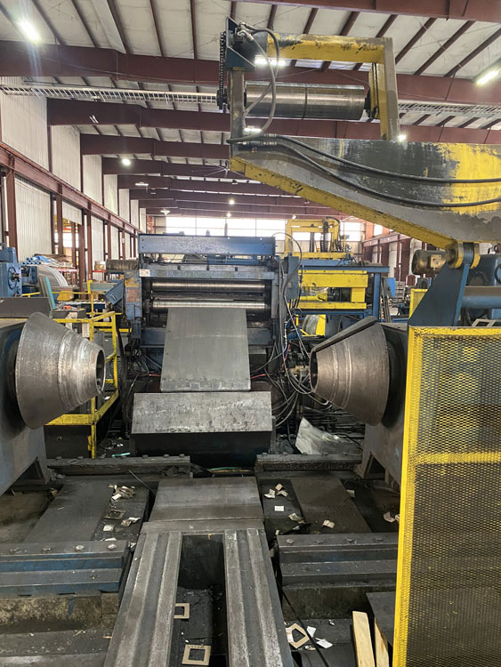60000 lb. Loopco, Cone Uncoiler w/Pit Type Coil Car, 72" Width, 72" ouside dimensions, 16" - 32" ID - Image 1