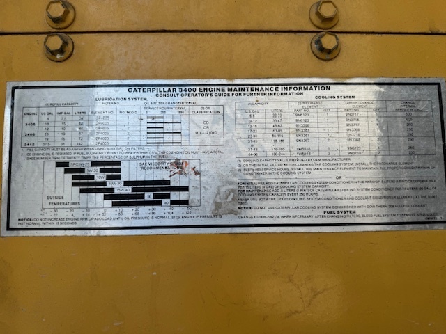 500 KW Caterpillar #3412, diesel generator set, weatherproof enclosure, 277/480 Volts - Image 8