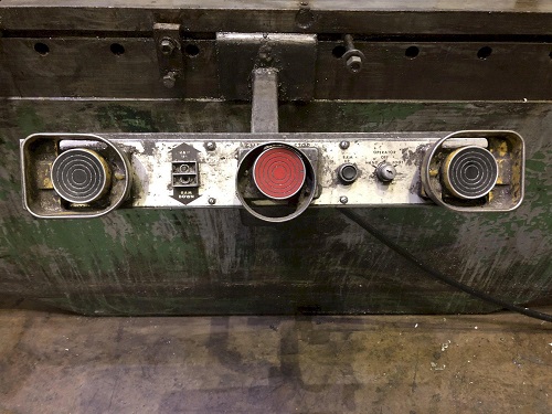 230 Ton, Cincinnati #230CBX12, hydraulic press brake, 14' overall, 150" between housing, 10" stroke, 35 HP - Image 8