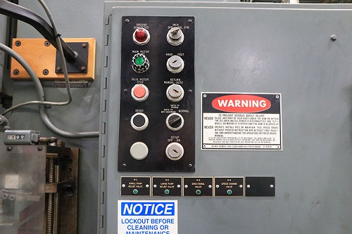 55 Ton, Niagara #HD-55-6-8, hydraulic press brake, 10' overall, 78" between housing, 7" stroke, 8-1/4" - Image 5
