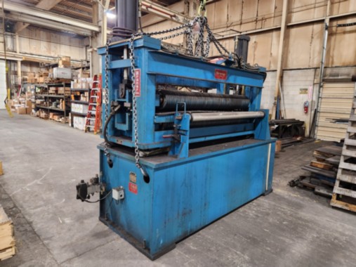 60" x .135" Braner, belt bridle tension stand, R to L, 1000 FPM - Image 1