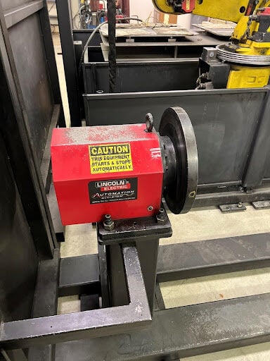 Lincoln Electric Dual Zone Weld Cell, head & tailstock, fixed table, Rj3iB Control, ArcMate 120iB - Image 8