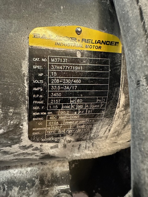 Material handling fan, 15 HP - Image 2
