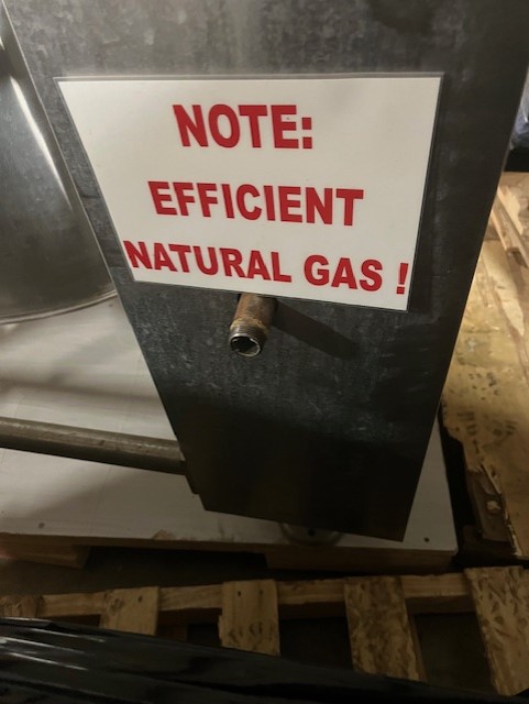 60 gallon Southbend Crown #KTLG-60, nat.gas maual tilting steam kettle, Stainless Steel E-Z lift cover - Image 10