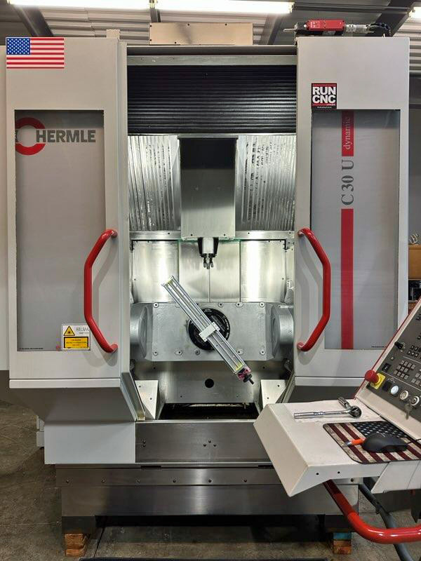 Hermle #C30U Dynamic, 5-Axis CNC vertical machining center, 75 automatic tool changer, 25.6" X, 23.6" Y - Image 7