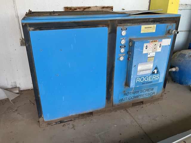 Rogers #MG-Series, Rotary Screw Air Compressor, 30 HP - Image 1
