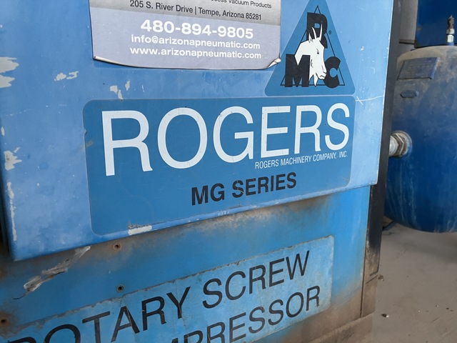 Rogers #MG-Series, Rotary Screw Air Compressor, 30 HP - Image 3