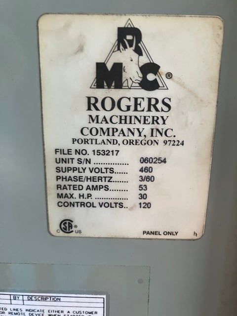 Rogers #MG-Series, Rotary Screw Air Compressor, 30 HP - Image 6