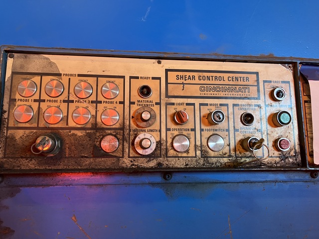 1/2" x 12' Cincinnati, hydraulic shear - Image 3