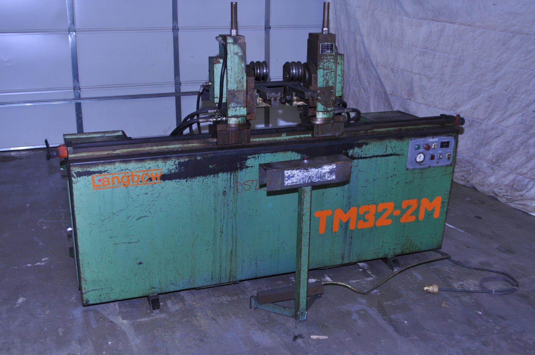 1" Langbow #TM32-2M, twin head tube bender - Image 1