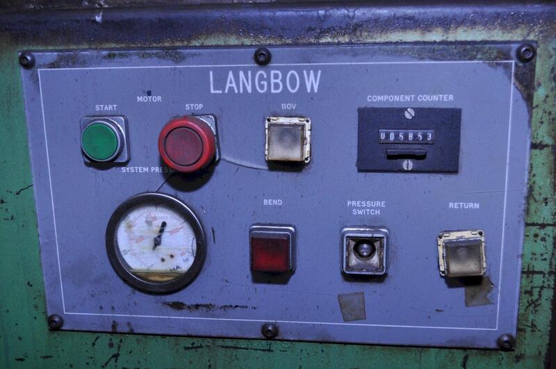 1" Langbow #TM32-2M, twin head tube bender - Image 10