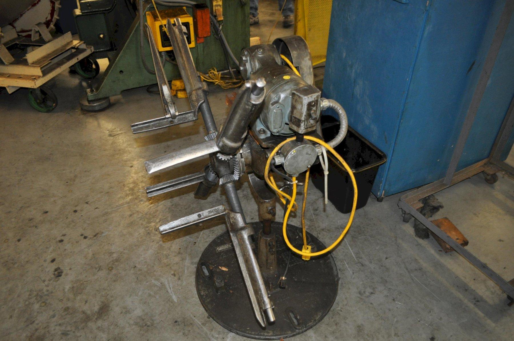 300 lb. Littell, motorized uncoiler, 8" mandrel, 30" outside dimensions, 12"-20" ID, 4-arm mandrel, 1 keeper - Image 1