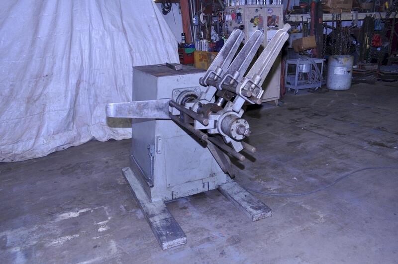 6000 lb. Jaco, uncoiler, 29" mandrel length, 60" outside dimensions, 16"-20" ID, manual expansion, 5-keepers - Image 3