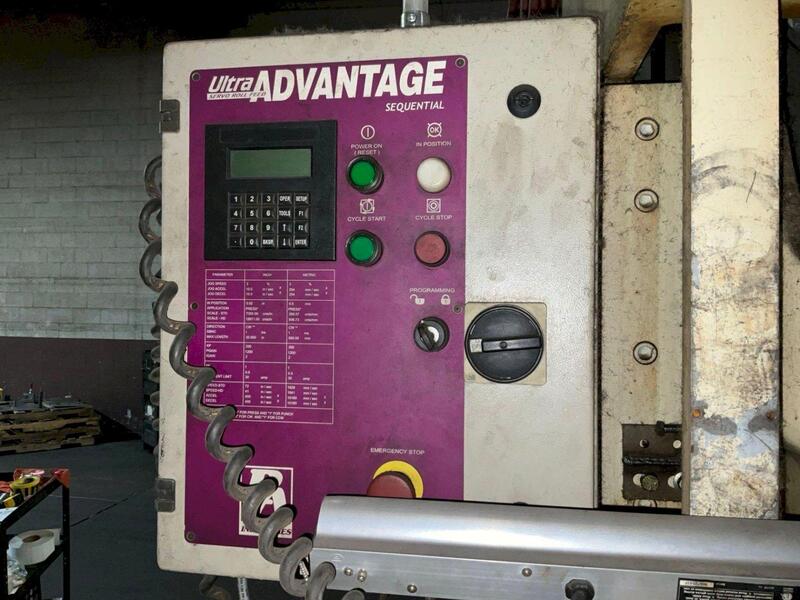 66 Ton, Aida #NC1-600(2)E, single crank gap frame press, 5.51" stroke, 11.8"Shut Height, 2.7"ram adj. - Image 9
