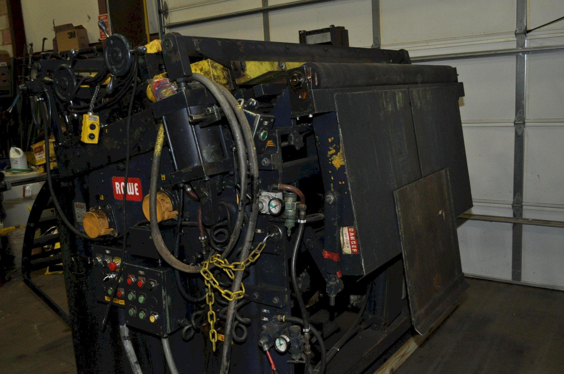 50" x .16" Rowe #C8-50, straightener, 7-roll straightener, entry & exit pinch rolls w/ airlift, pendant for - Image 2