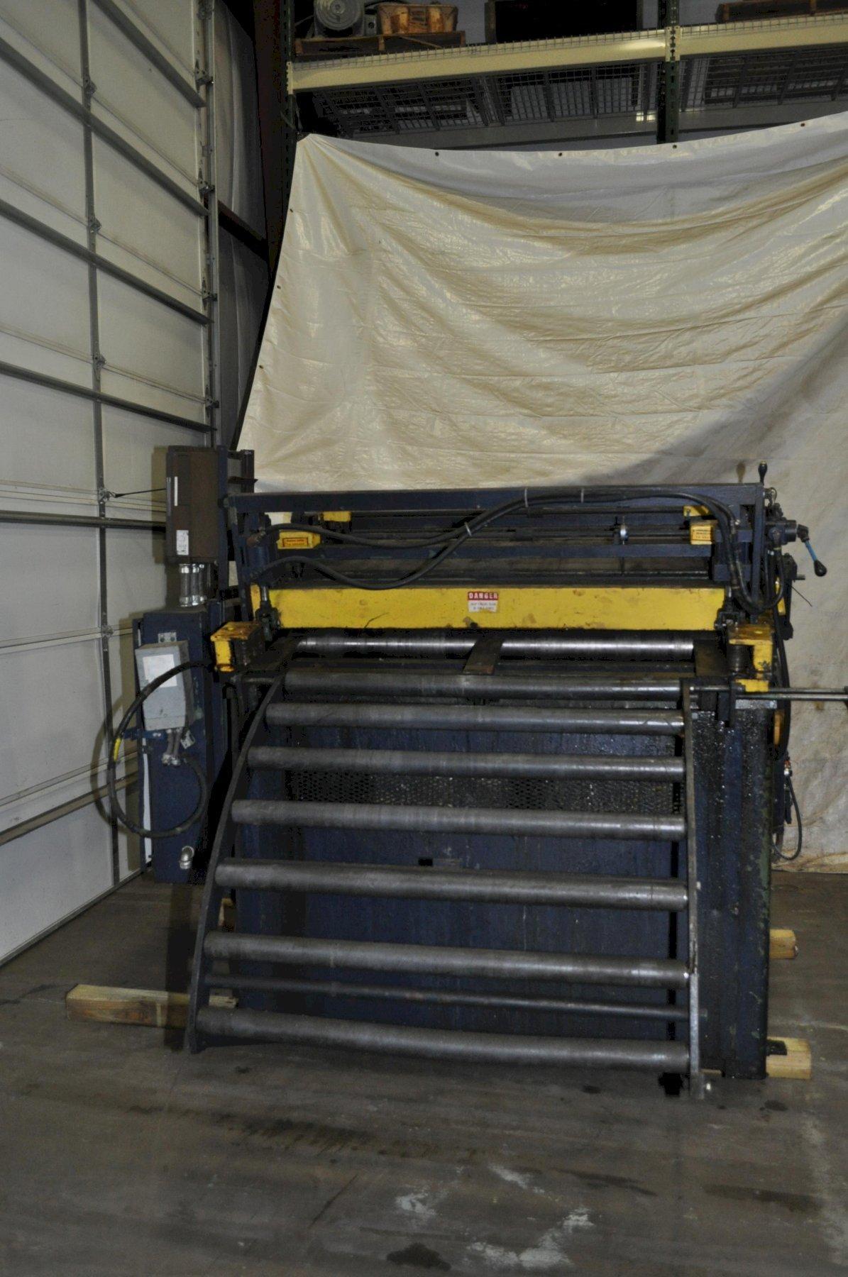 50" x .16" Rowe #C8-50, straightener, 7-roll straightener, entry & exit pinch rolls w/ airlift, pendant for - Image 3