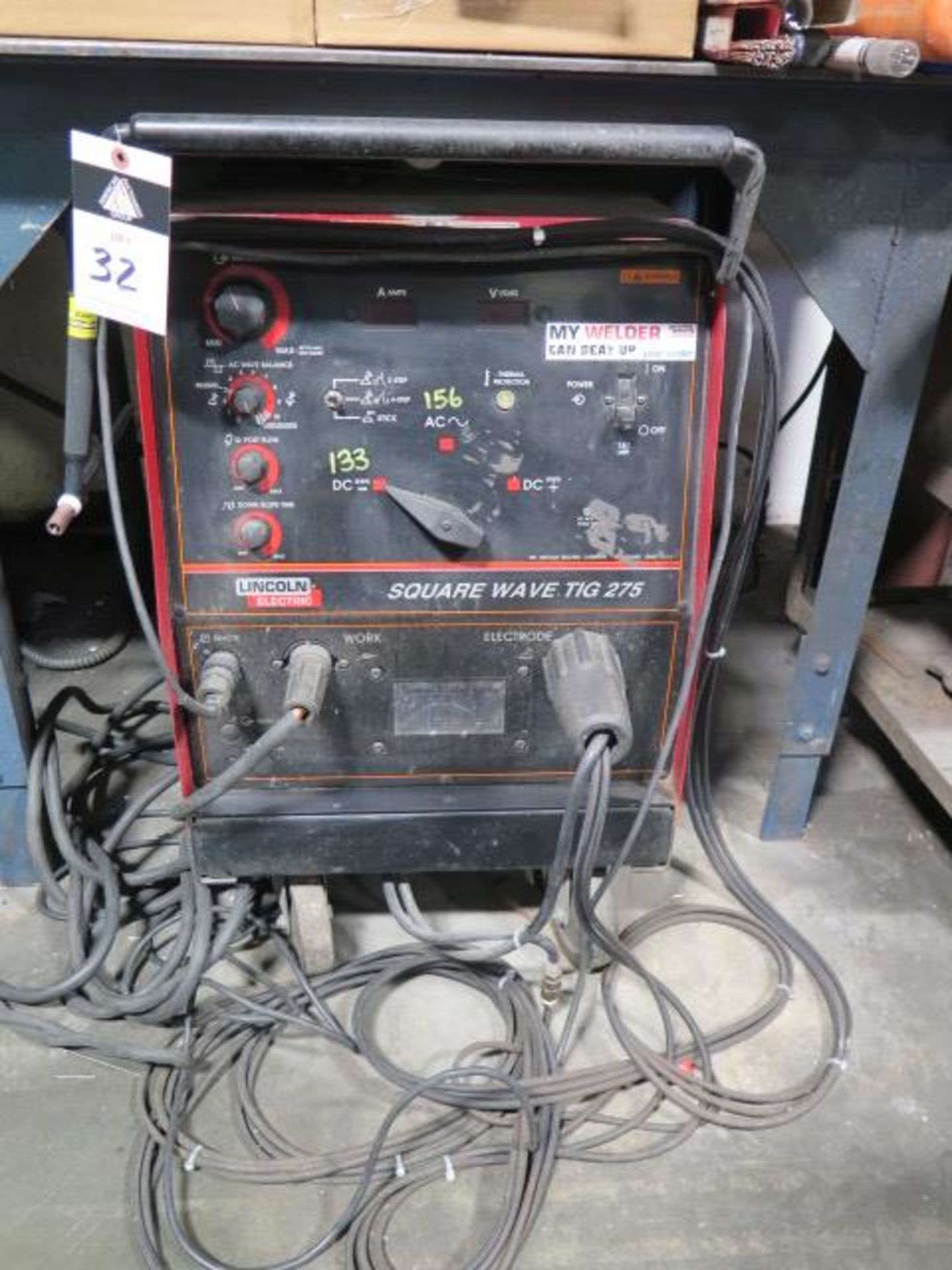 Lincoln #Square-Wave-275, TIG Welder w/ Tweco Cooler - Image 1
