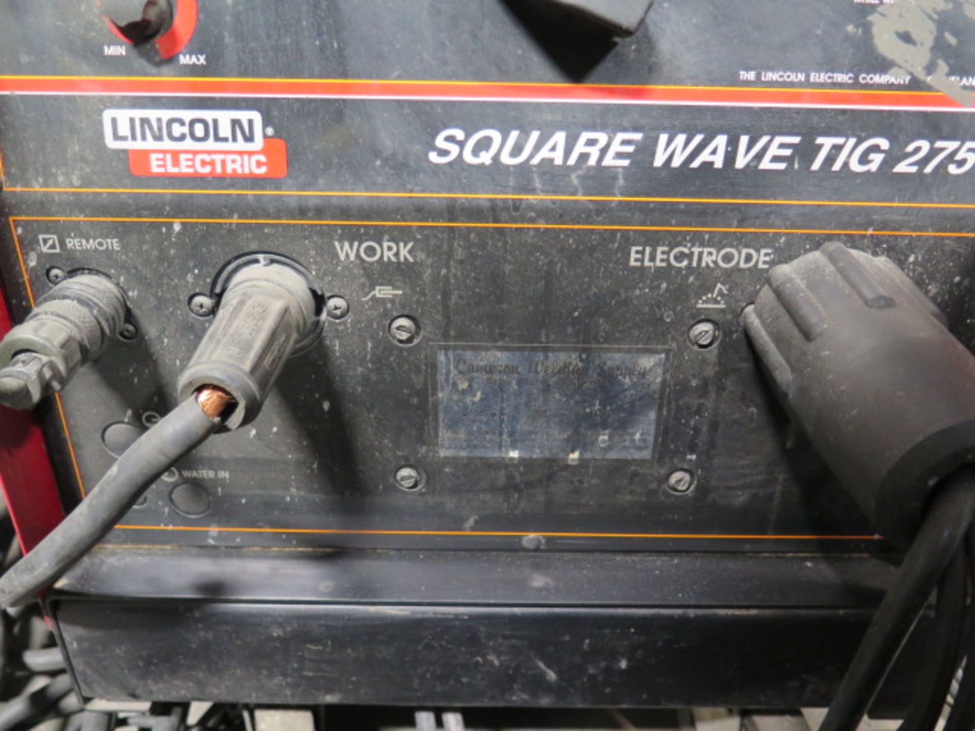 Lincoln #Square-Wave-275, TIG Welder w/ Tweco Cooler - Image 3