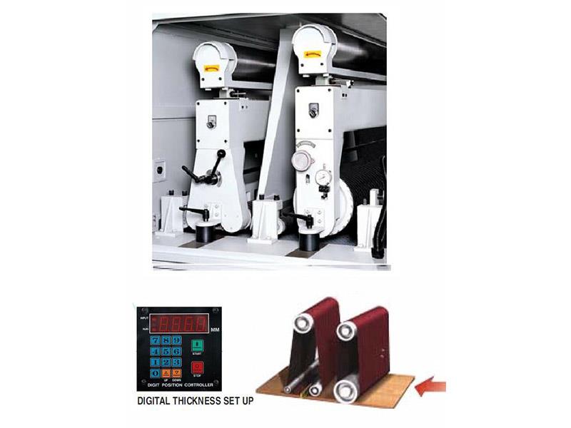43" x 75" Cam-Wood #WS-DA4375X, dual head wide belt sander, 20-80 FPM, 2026, new - Image 2