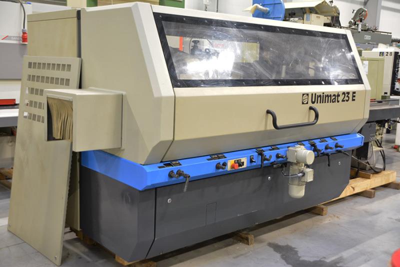 Weinig #U-23E, feed through moulder, 6-heads, 9-1/16" x 4-3/4" capacity, 1-9/16" spindle, variable speed, 2005 - Image 4