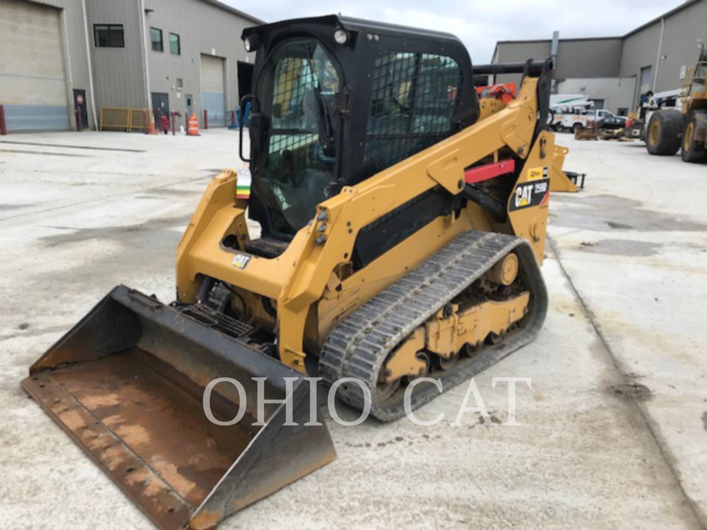 Cat 259D C3H2B, Skid Steer Loader, 1570 hours, S/N: FTL16010, 2018 - Image 1