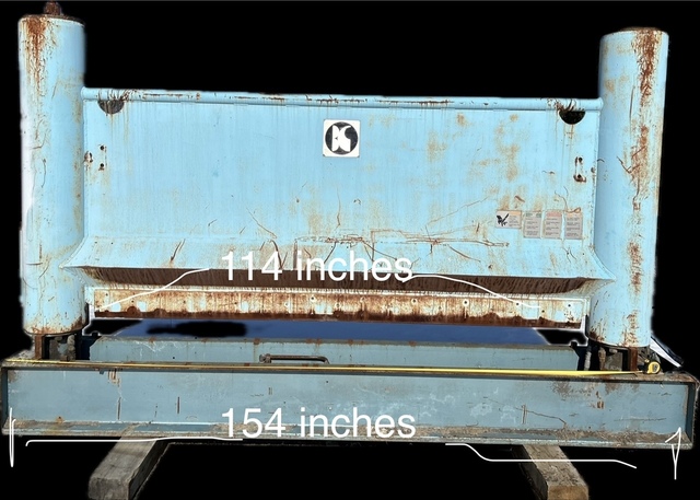 Black Clawson, 48" x 108" hydraulic roll splitter, 60" roll diameter - Image 1
