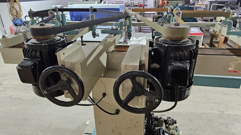 Silver #SV-206, multiple spindle boring machine, 2 HP, spring loaded hold down, 2003 - Image 8