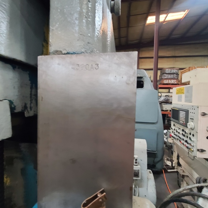 Gould & Eberhardt #48H, vertical gear hobber, 48" dia. capacity, 2 DP, hob arbors, tailstock - Image 8