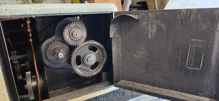 Gould & Eberhardt #48H, vertical gear hobber, 48" dia. capacity, 2 DP, hob arbors, tailstock - Image 9