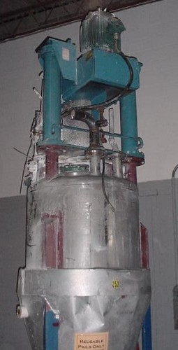 30 HP Cowles #THV-30, high speed disperser with Stainless Steel tank,air over oil hydraulic lift - Image 2