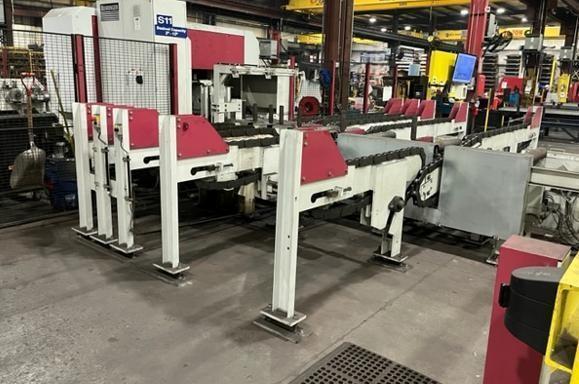 17.3" x 17.3" Behringer #HBM440A, dual post automatic hi-performance bandsaw, 43-427 FPM, 2019 - Image 1