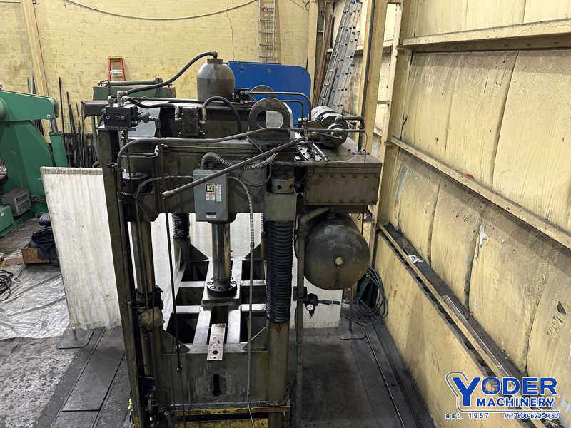 150 Ton, Dake #18-383, 4-post hydraulic press, 20" stroke, 30" x50" bed/ram, 10 HP - Image 10