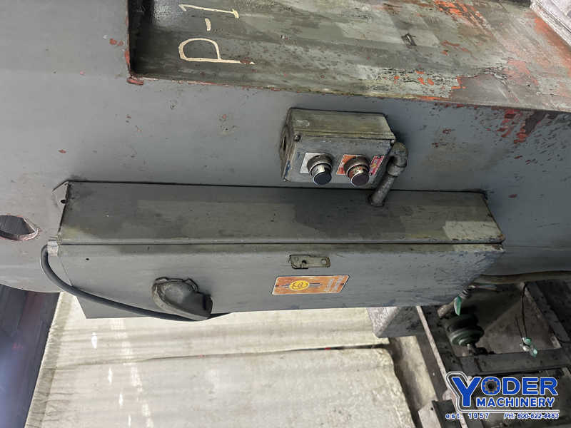 15 Ton, Fox #15, hydraulic C-frame press, 24" stroke, 9" throat, 19" x14.5" bed, foot pedal, 5 HP - Image 2
