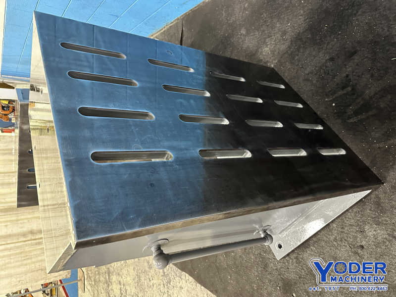 33" x 47-3/4" x 27" Giddings & Lewis heavy duty angle plates, cast iron construction, 1 set - Image 4