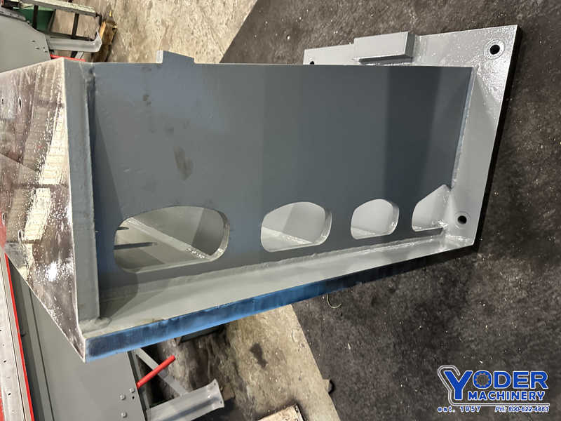 33" x 47-3/4" x 27" Giddings & Lewis heavy duty angle plates, cast iron construction, 1 set - Image 6