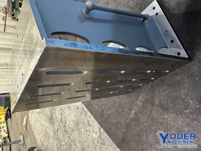 33" x 47-3/4" x 27" Giddings & Lewis heavy duty angle plates, cast iron construction, 1 set - Image 7