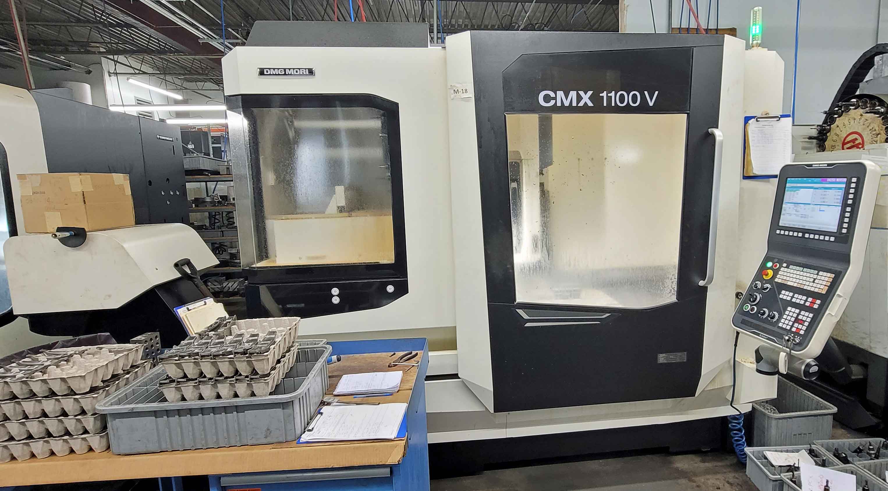 DMG, Mori #CMX-1100V, 3-Axis CNC vertical machining center, 30 automatic tool changer, 12000 RPM, thru - Image 1