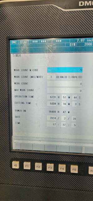 DMG, Mori #CMX-1100V, 3-Axis CNC vertical machining center, 30 automatic tool changer, 12000 RPM, thru - Image 3