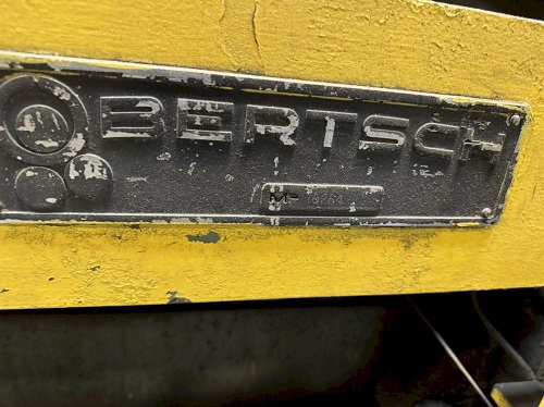 10' x 3/4" Bertsch #14, 3-roll initial pinch mechanical plate roll, 14" roll diameter, power roll adjustment - Image 5