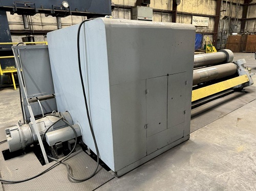 10' x 3/4" Bertsch #14, 3-roll initial pinch mechanical plate roll, 14" roll diameter, power roll adjustment - Image 8