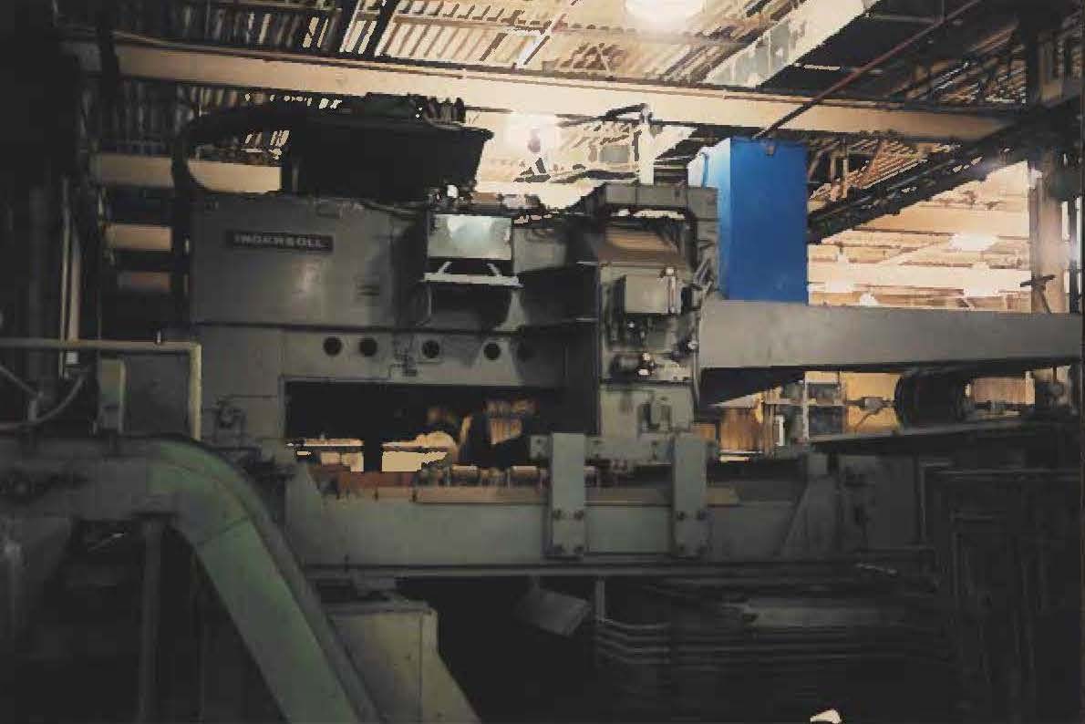 Ingersoll Ingot/Slab scalper, 26"-52" wide, 2"-8" thick, 18' long slabs, 1983 - Image 2