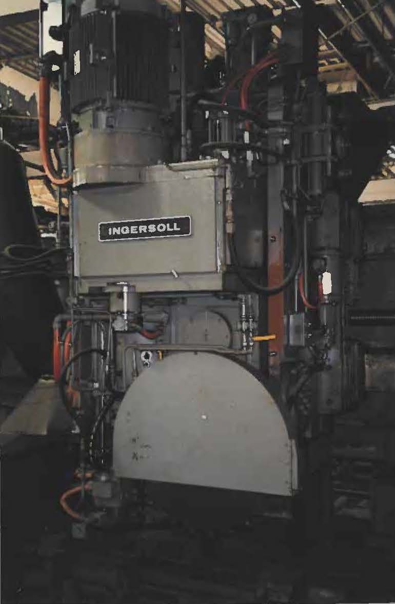 Ingersoll Ingot/Slab scalper, 26"-52" wide, 2"-8" thick, 18' long slabs, 1983 - Image 4