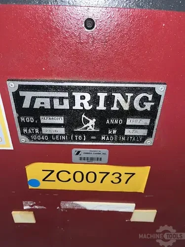 2" x 2" x 3/16" Tauring #ALFA40H1, bending roll, 7.7-15.6 shaft speed, remote operators stand, 1998 - Image 6