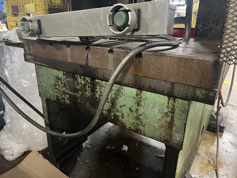 150 Ton, Bliss #C-150, geared single point gap frame press, 8" stroke, 22" Shut Height, 4.5" adj., 50" x30" - Image 10