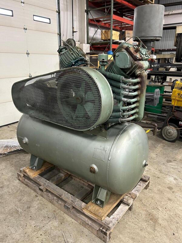 20 HP Gardner Denver #ADL-1002, air compressor, piston type, 200