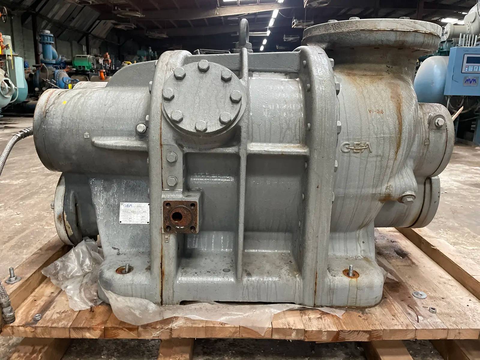 GEA #XC-2, rotary bare screw compressor, 620 psig, 3600 RPM, R-717 refrigerant, 2005 - Image 7