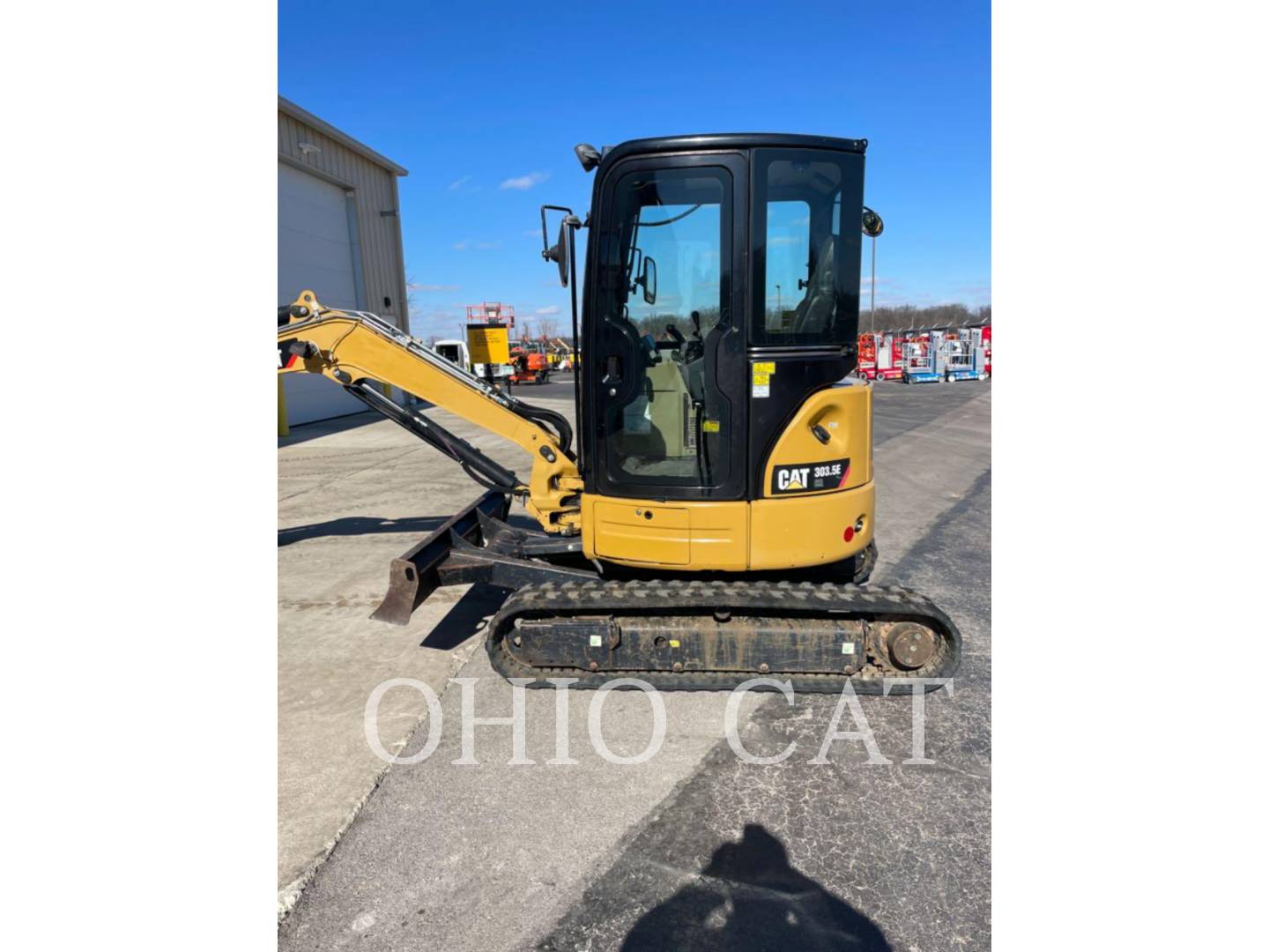 Caterpillar 303.5E, Crawler Excavator, 1703 hours, S/N: RKY03591, 2014 - Image 7