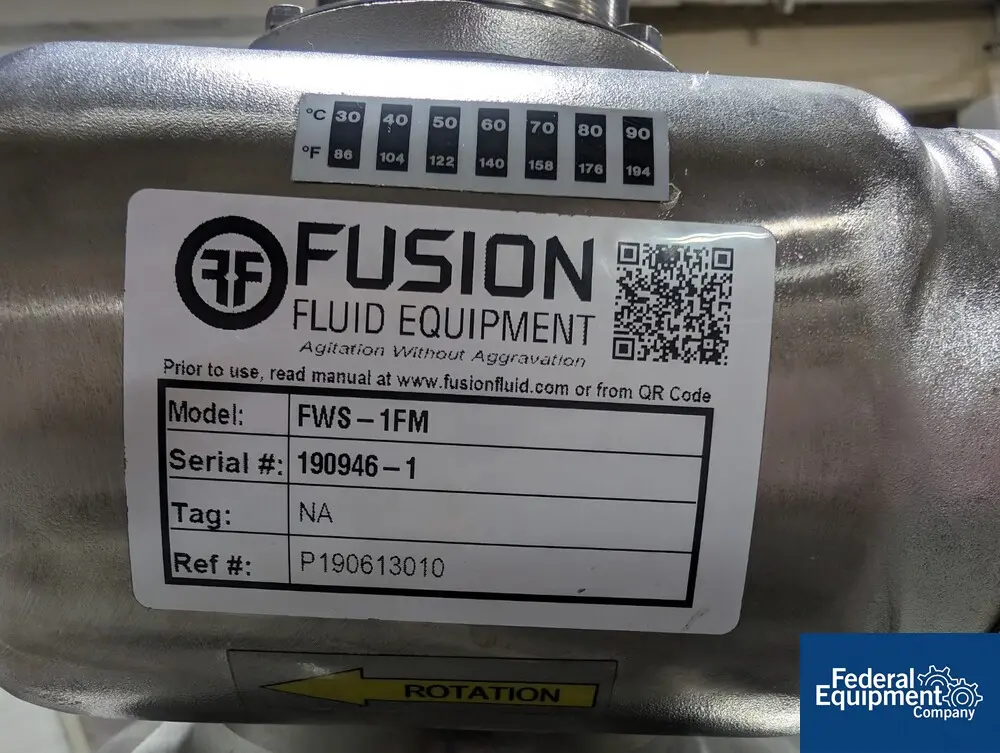 42 gallon Highland Agitated Receiver Tank, 316 Stainless Steel, 160 Liter, 24" diameter x 24" straight side - Image 8