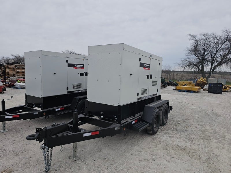 62 KW Hipower, portable diesel generator set, 1800 RPM, Isuzu 4JJ1X engine, 2024, new - Image 6