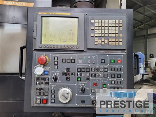 Daewoo Doosan #Puma-V550, 28.7" Swing, 24" Chuck, 2,000 RPM, 50 HP, Fanuc 21iTB, #43158 - Image 5